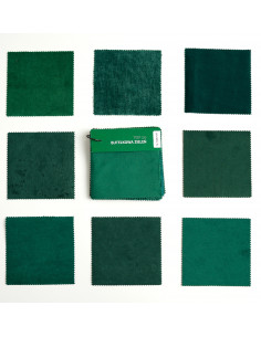Zestaw próbek TOP10 BUTELKOWA ZIELEŃ by Toptextil 2