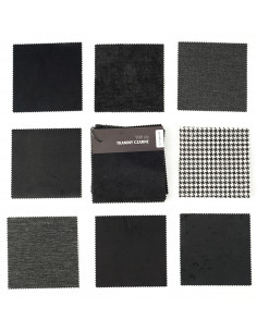 Zestaw próbek TOP10 CZARNY by Toptextil 2