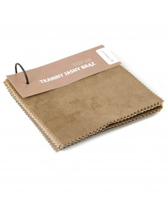 Zestaw próbek TOP10 JASNY BRĄZ by Toptextil