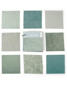 Zestaw próbek TOP10 MIĘTOWY by Toptextil 2