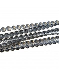 TAŚMA PINEZKI 11,0 MM BAROK KWIATEK KT5102 - OPAK. - 50 sztuk