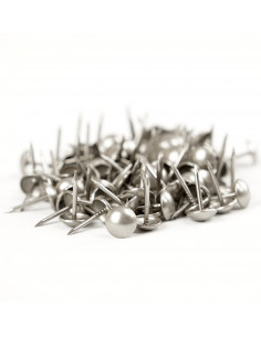 PIN 9.5 MM SILVER MATT SMOOTH OP. 100 PCS. KP4011 2