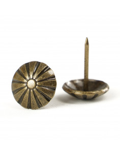 PIN 19.0 MM BRASS FLOWER OP. 20 PCS. KP4084