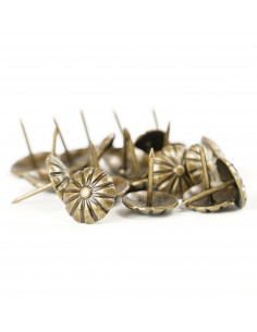 PIN 19.0 MM BRASS FLOWER OP. 20 PCS. KP4084 2