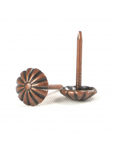 PIN 9.5 MM COPPER FLOWER OP. 100 PCS. KP4091