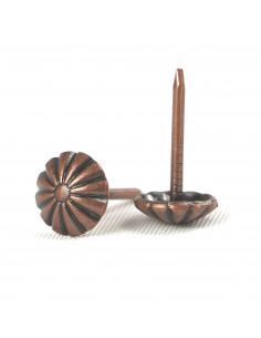 PIN 11.3 MM COPPER FLOWER OP. 75 PCS. KP4092
