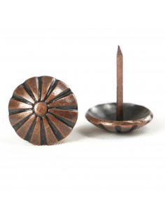 PIN 19.0 MM COPPER FLOWER OP. 20 PCS. KP4094