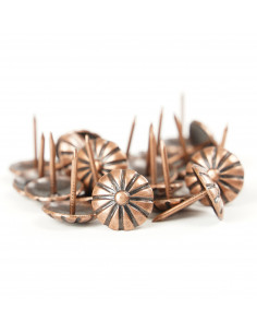 PIN 19.0 MM COPPER FLOWER OP. 20 PCS. KP4094 2