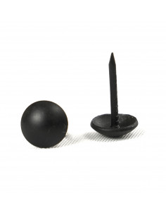 PIN 9.5 MM BLACK MATT SMOOTH OP. 100 PCS. KP4101