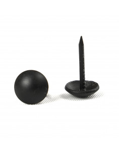 PIN 11.3 MM BLACK MATT SMOOTH OP. 75 PCS. KP4102