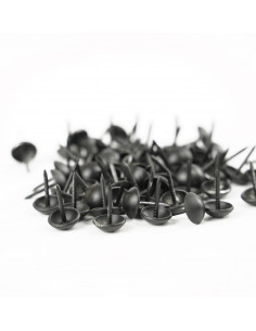 PIN 11.3 MM BLACK MATT SMOOTH OP. 75 PCS. KP4102 2