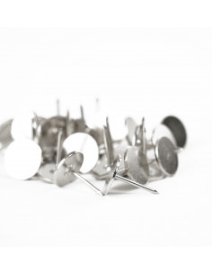 PIN 16.0 MM CHROME FLAT OP. 30 PCS. KP4112 2