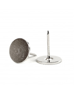 PIN 16.0 MM CHROME FLAT OP. 30 PCS. KP4112