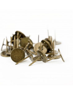 PIN 16.0 MM BRASS FLAT OP. 30 PCS. KP4132 2
