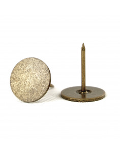 PIN 18.0 MM BRASS FLAT OP. 25 PCS. KP4133