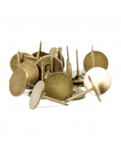 PIN 18.0 MM BRASS FLAT OP. 25 PCS. KP4133 2
