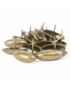 PIN 30X12 MM BRASS ELLIPSE OP. 20 PCS. KP4142 2