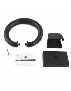 Kołatka kółko czarny mat KM4206 2