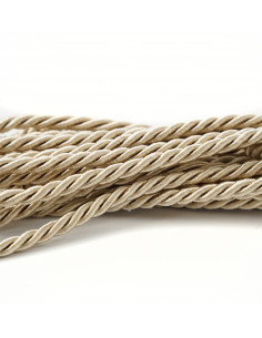Sznurek ozdobny 6 mm beżowy KM12103