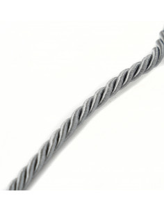Sznurek ozdobny 6 mm stalowo-szary KM12115 2