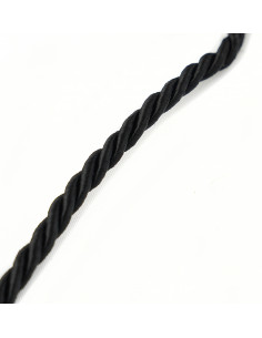 Sznurek ozdobny 6 mm czarny KM12116 2