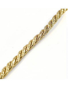 Sznurek ozdobny 6 mm brokatowy złoty KM12118 2