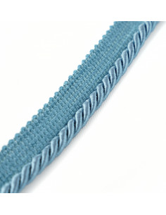 Decorative cord with piping 6 mm grey-blue KM12212 2