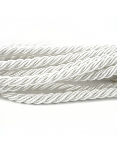 Decorative cord 8 mm white KM12300