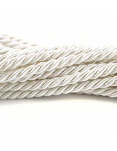 Decorative cord 8 mm ecru KM12301