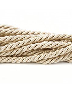 Decorative cord 8 mm beige KM12303