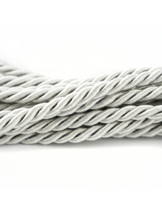 Sznurek ozdobny 8 mm jasny szary KM12314