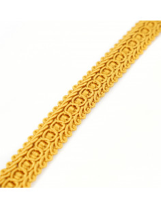 Decorative tape 15 mm wide gold KM12504