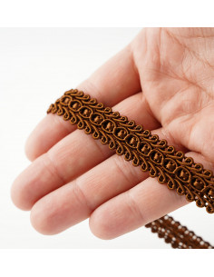 Decorative tape 15 mm wide brown KM12506 2