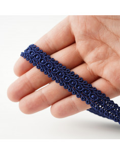 Taśma ozdobna szer. 15 mm granat KM12513 2