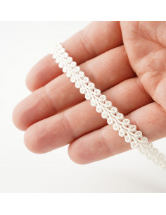 Taśma ozdobna szer. 10 mm ecru KM12601 2