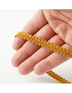 Decorative tape 10 mm wide gold KM12604 2
