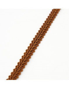 Decorative tape 10 mm wide brown KM12606