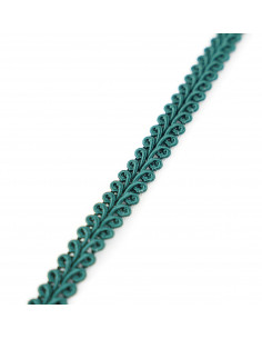 Decorative tape 10 mm wide dark green KM12611