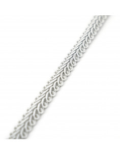 Taśma ozdobna szer. 10 mm stalowo-szary KM12615