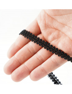 Decorative tape 10 mm wide black KM12616 2