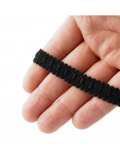 Decorative matte tape 12 mm wide black KM13116 2