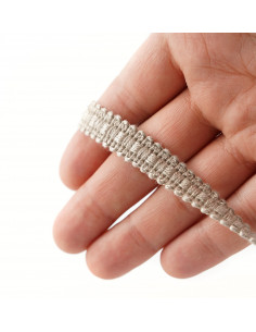 Taśma ozdobna matowa szer. 12 mm szaro-beżowy KM13120 2