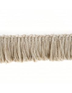 Tassels on tape matte 33 mm wide cream and beige melange KM13400