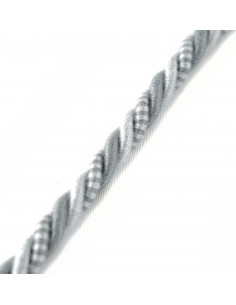 Sznurek ozdobny matowy 8 mm stalowo-szary KM13715 2
