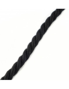 Decorative cord matte 8 mm black KM13716 2