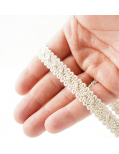 Decorative matte tape 12 mm wide cream gray KM14102 2