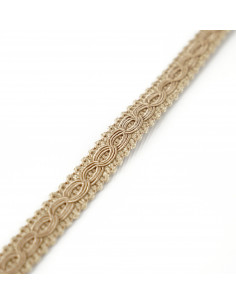 Decorative matte tape 12 mm wide beige KM14103