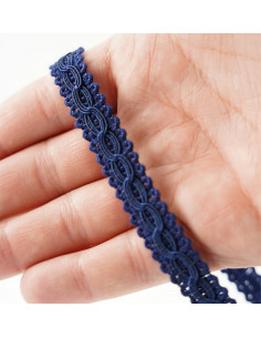 Decorative tape matte 12 mm wide navy blue KM14113 2
