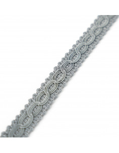 Decorative matte tape 12 mm wide steel gray KM14115