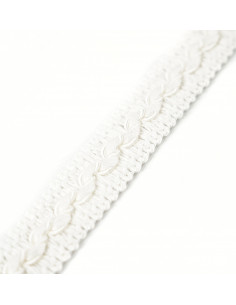 Taśma ozdobna matowa szer. 20 mm ecru KM14201